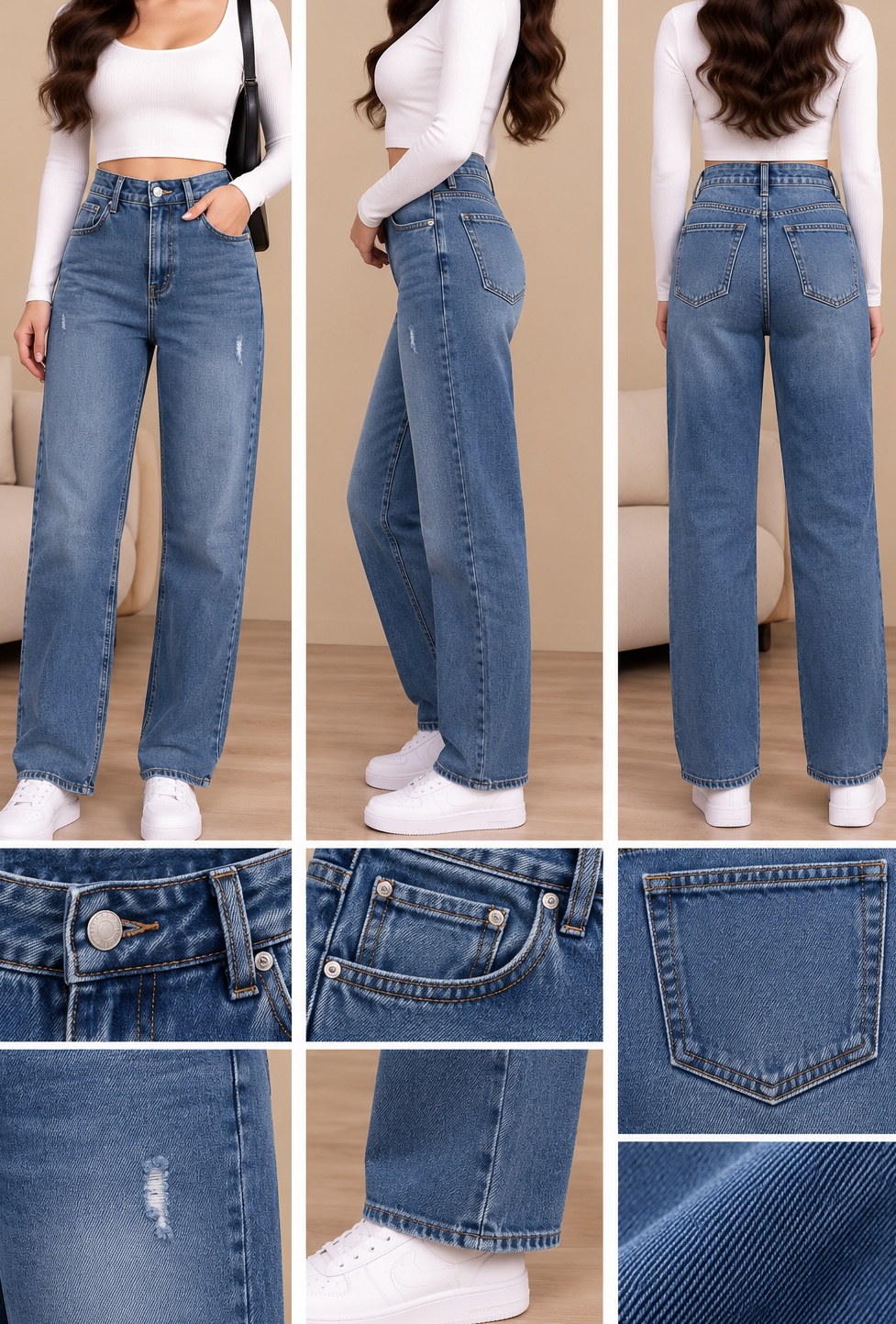 Straight jeans
