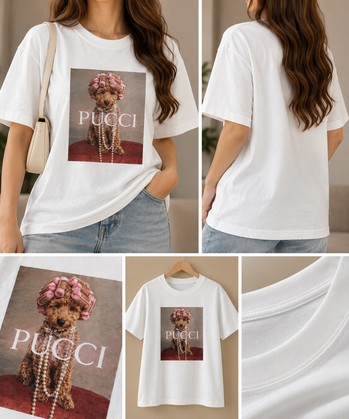 : White PUCCI Graphic T-Shirt