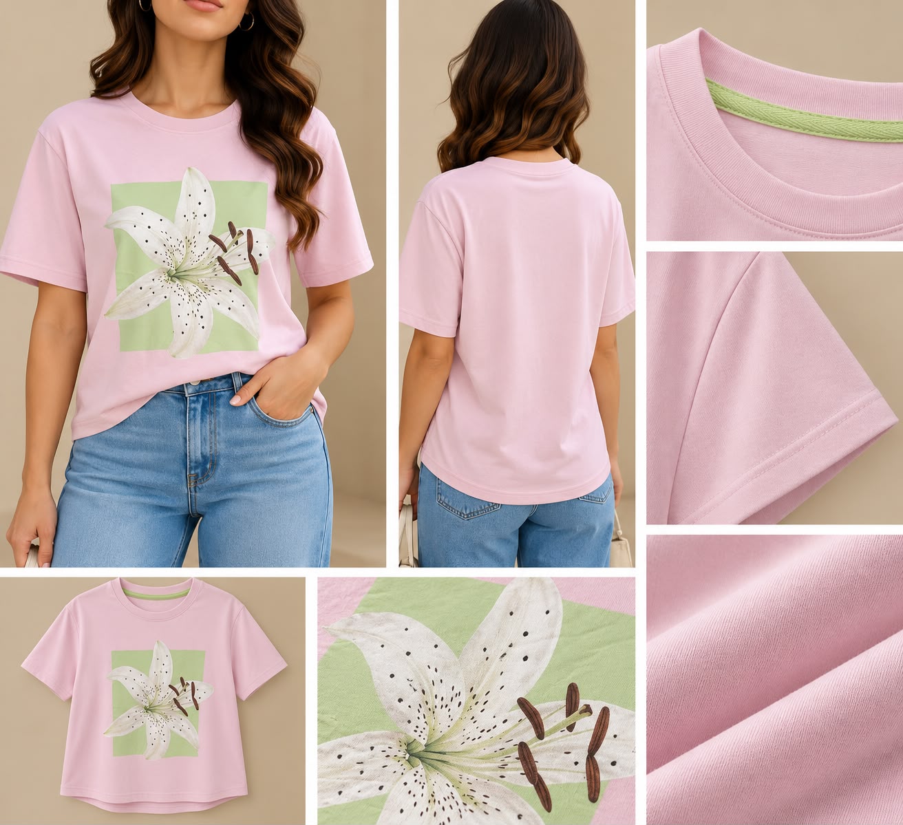 Light pink T-shirt
